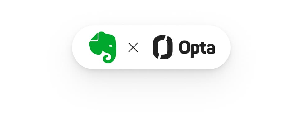 Evernote x Opta Sports Marketing Solution