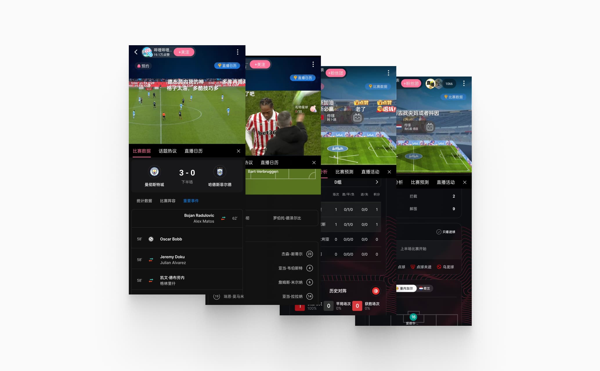 Bilibili Football Data Panel